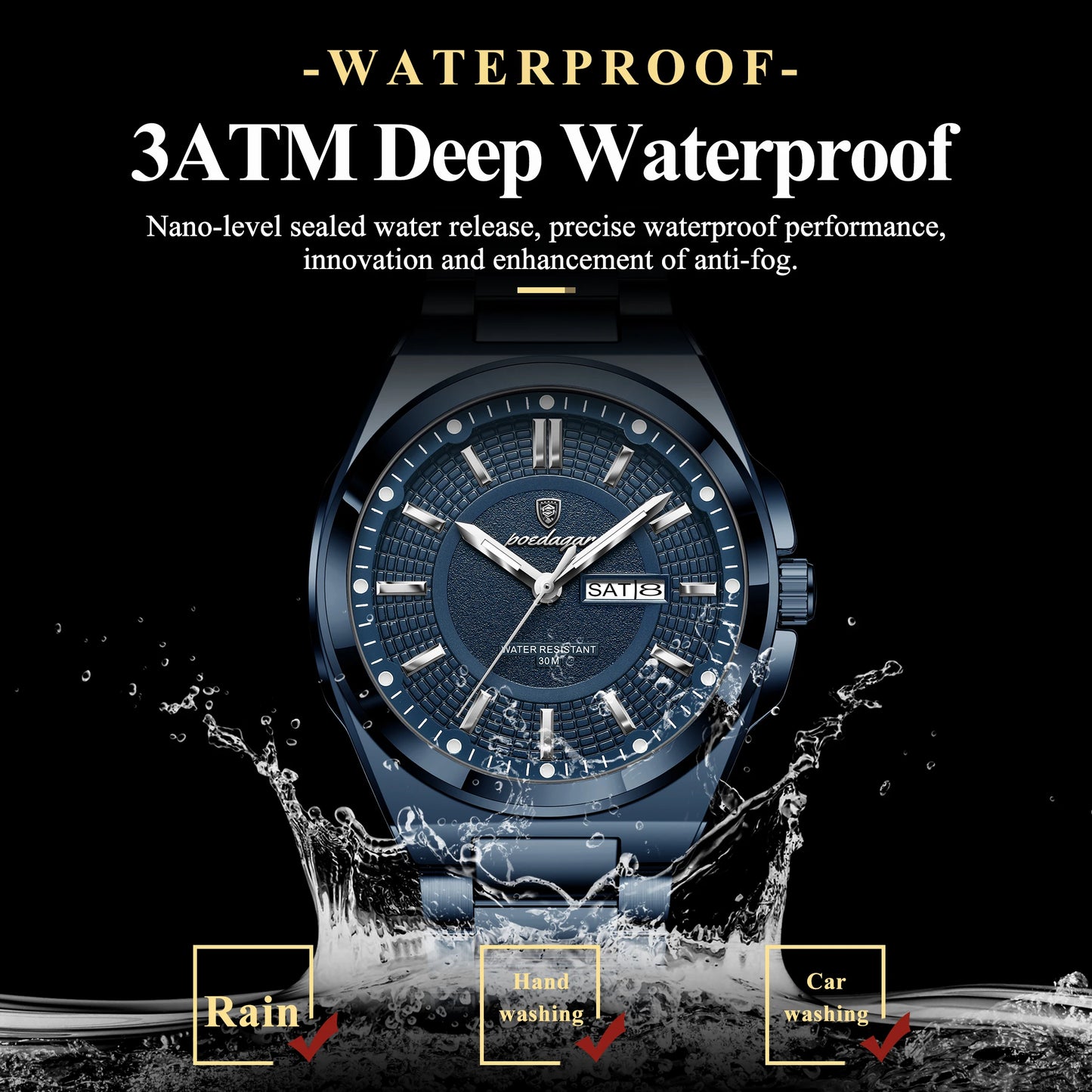 POEDAGAR ChronoSport WeekDate