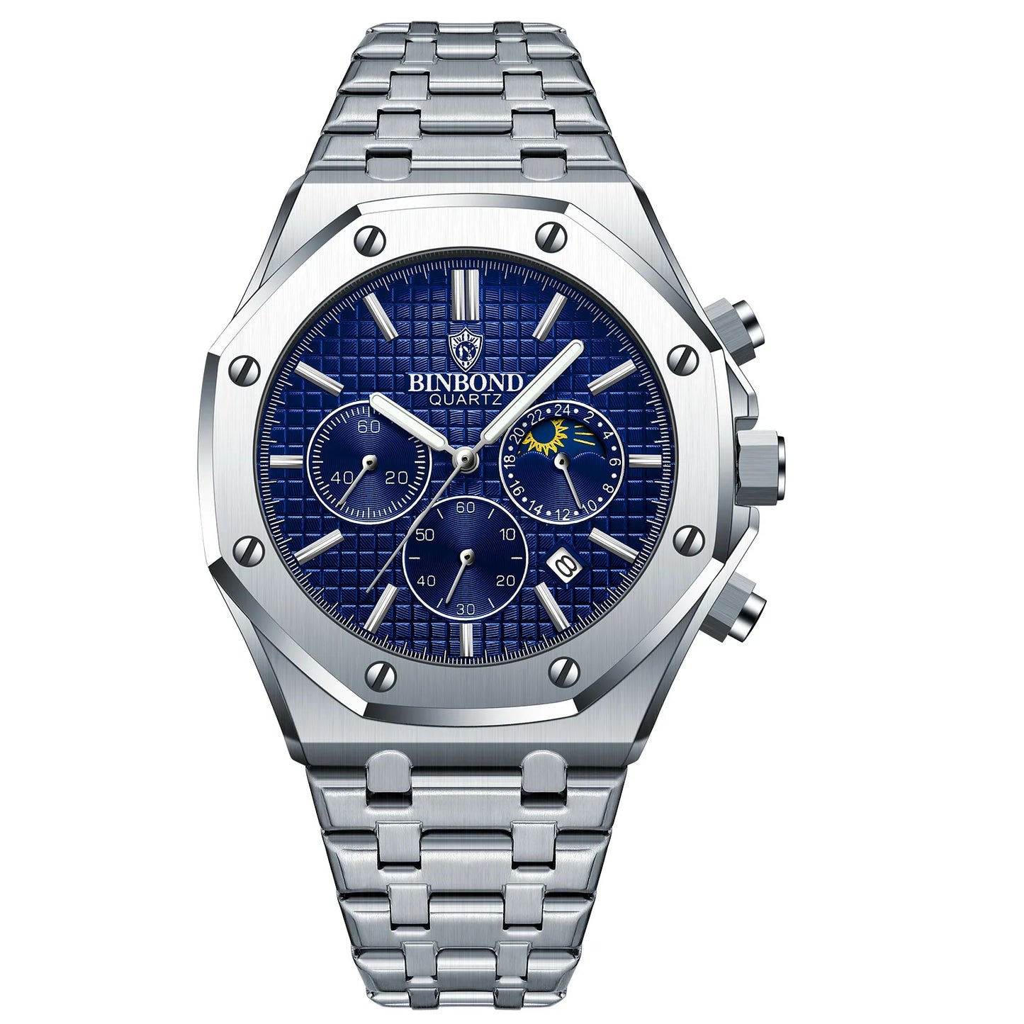 BINBOND Royal Chronograph Steel™