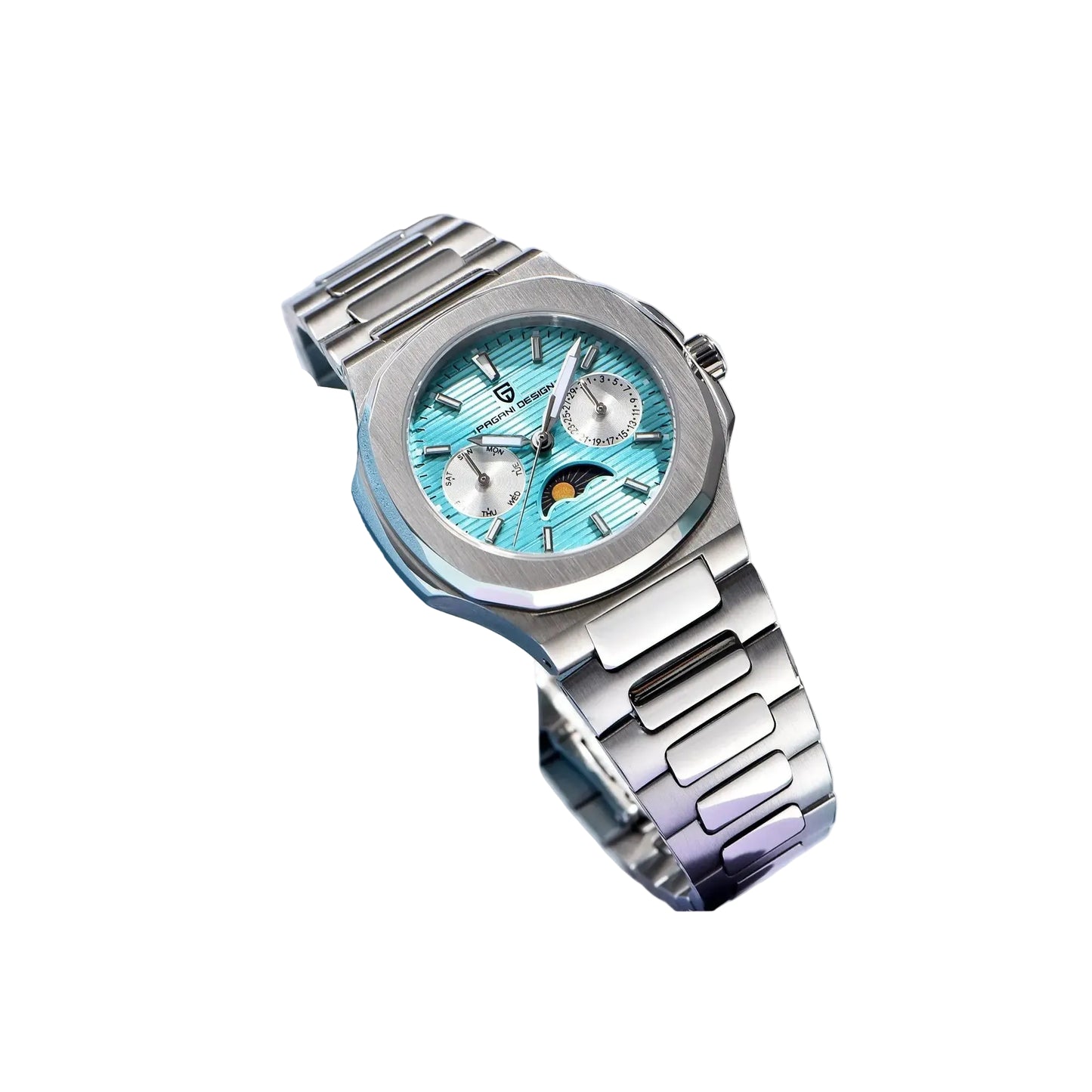 PAGANI DESIGN Celeste Tiffany Moonphase Sapphire 32