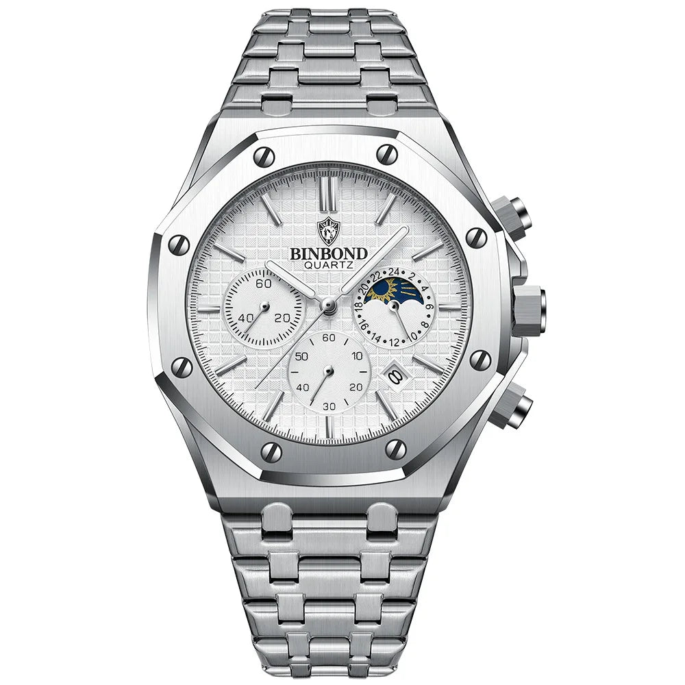 BINBOND Royal Chronograph Steel™