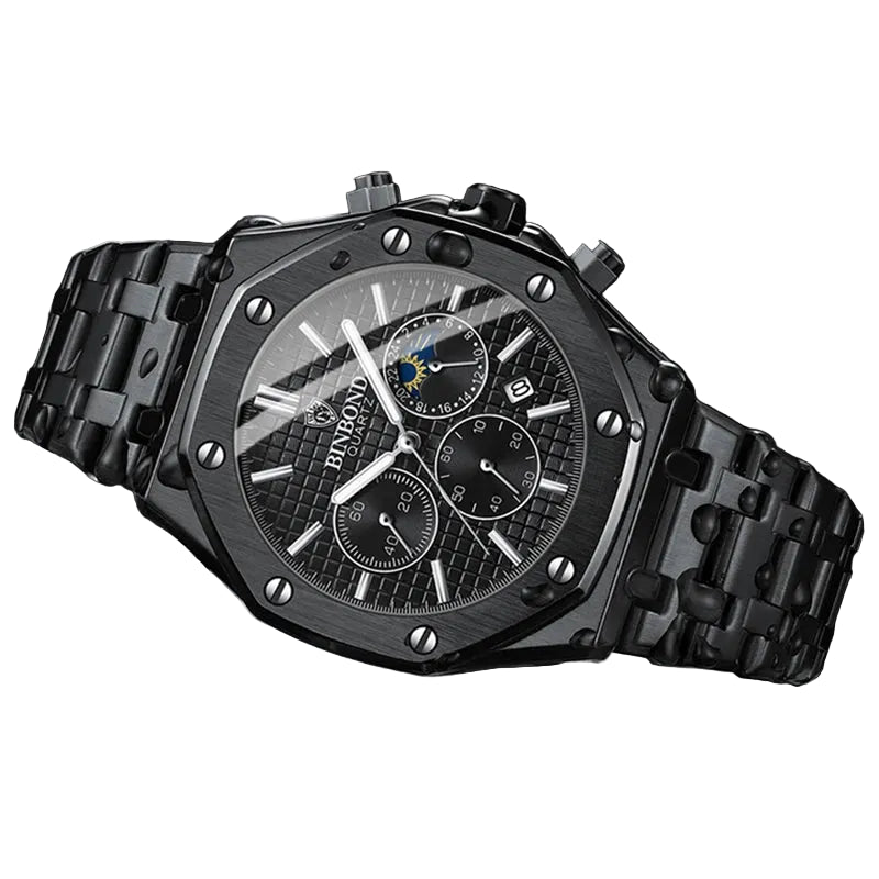 BINBOND Royal Chronograph Steel™